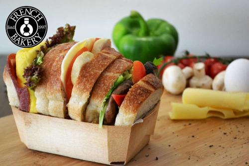 French Bakery Club Sandwich