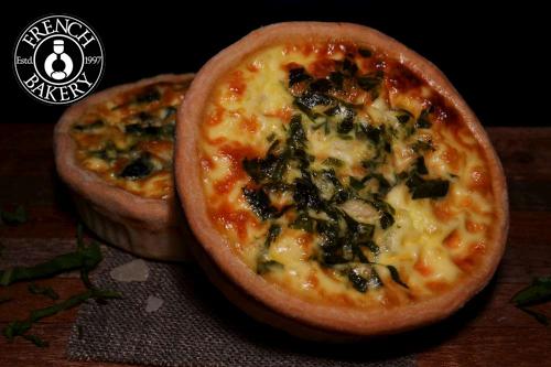 Spinach Mushroom Quiche