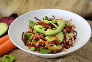 Quinoa Edamame Betroot Salad