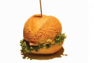 Turkey &amp; Cheese Mini Ball Bread Sandwich